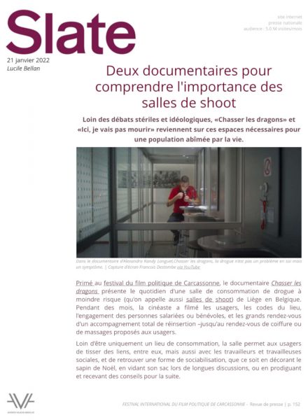 Festival du film Politique - Carcassonne - festival - cinéma - société - politique - citoyen - relation presse -2022 - Slate