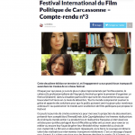 Festival international du film politique de Carcassonne - Carcassonne - film politique - festival - relations presse - attaché de presse - cinéma - culture - revue de presse