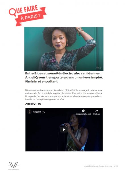 ANGELIQ - Musique - relations presse - attaché de presse - presse