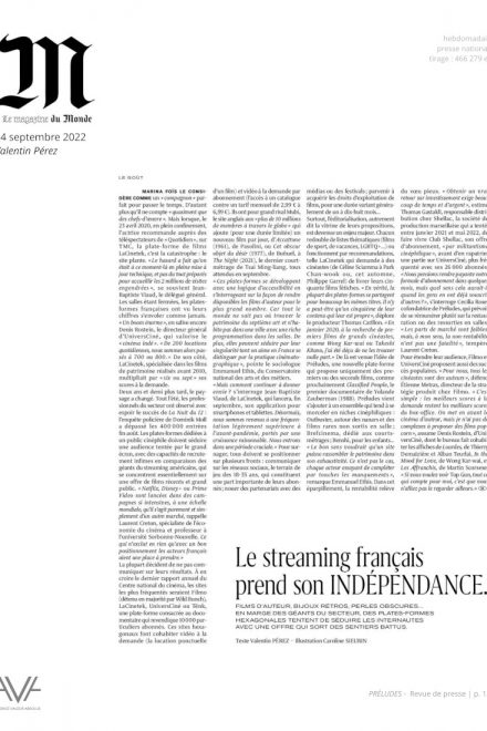 Préludes - France - 2022 - plateforme - SVOD - films - cinéma - relations presse - M, le magazine du Monde
