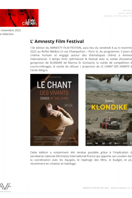 amnesty-film-festival-paris-revue-de-presse-le-mag-cinema-2022